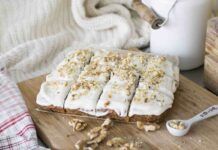 Torta integrale con carote avena e noci 23082023 ricettasprint