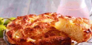 Torta morbida di pere