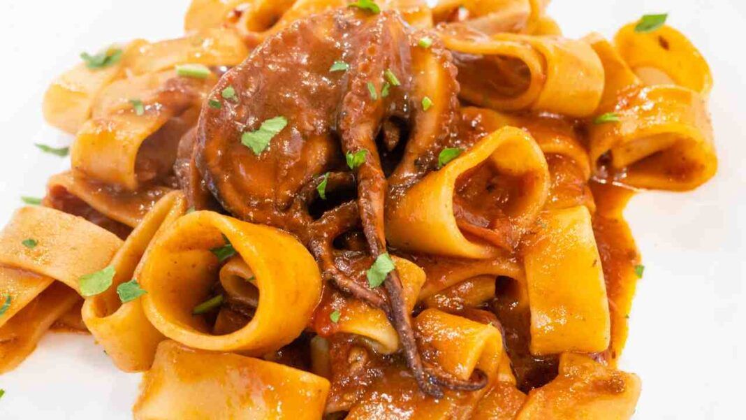 Calamarata al sugo di polipetti: la prepariamo in un modo speciale ...
