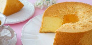 Chiffon cake al limone la ricetta infallibile per un risultato impeccabile, sarà alta e super soffice come una nuvola