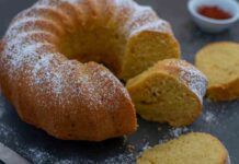Ciambellone ricotta e limone dalla consistenza tenera che si scioglie in bocca, ti donerà la giusta carica per iniziare bene la giornata