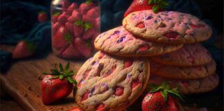 Cookies fragole e mirtilli 04092023 ricettasprint