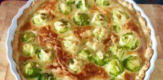 Crostata salata al formaggio e cavolini di Bruxelles 18092023 ricettasprint