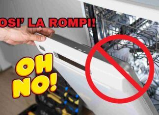 lavastoviglie l'errore da evitare per non farli succedere