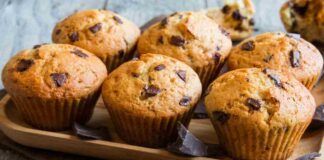 Muffin con cioccolato, zero burro, zero grassi, la merenda golosa perfetta per tutti