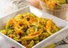 Per ospiti improvvisi prepara le tagliatelle fiori di zucca e zucchine un tripudio di bontà, lascerai tutti di stucco