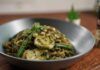 Pesto di basilico con olive nere e fagiolini 30092023 ricettasprint