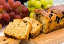 Plumcake all'uva senza semi e senza burro, e il dessert ha tutto un altro sapore