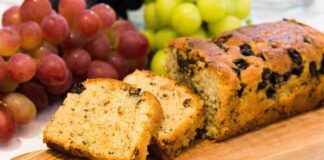 Plumcake all'uva senza semi e senza burro, e il dessert ha tutto un altro sapore