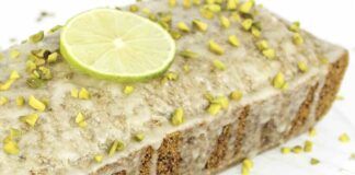 Plumcake di farine miste al lime e pistacchio 07092023 ricettasprint