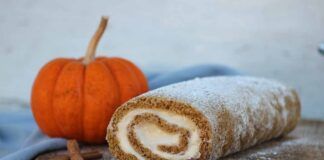 Rotolo di zucca con crema alla vaniglia 19092023 ricettasprint