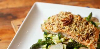 Salmone gratinato alle noci pecan 05092023 ricettasprint