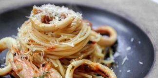 Spaghetti al suté di gamberi e calamari 16092023 ricettasprint