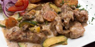Spezzatino di tacchino con zucchine e panna 08092023 ricettasprint
