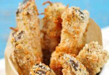 Melanzane a stick cotte in friggitrice ad aria, riscopri i sapori ma senza nessun grasso aggiunto Melanzane a stick cotte in friggitrice ad aria, riscopri i sapori ma senza nessun grasso aggiunto
