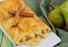 Strudel di pere e cannella un delizioso dessert da accompagnare con del tè caldo, lo preparai in men che non si dica