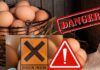Diossina nelle uova dove permane un potenziale grosso rischio