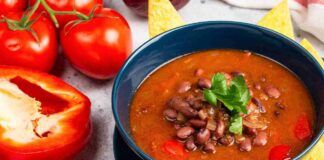 Zuppa di fagioli rossi e peperoni 28092023 ricettasprint