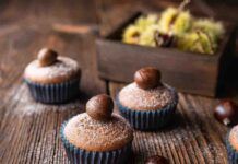 Castagne in arrivo, non ti perdere al ricetta dei miei muffin morbidissimi al marron glacés: ti si scioglieranno in bocca muffin