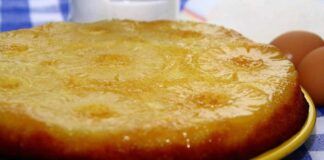 Voglio fare la torta all'ananas caramellata come quella di mia zia, la preparo in 20 minuti, la cuocio in 30, sparisce in un minuto, qualcosa non torna