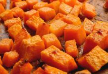 Zucca croccante al forno