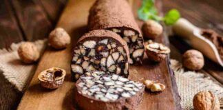 Biscotti cioccolato salame ricetta - RicettaSprint