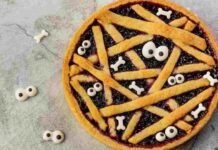 Crostata mostruosa di Halloween per concludere la serata in modo speciale e non solo