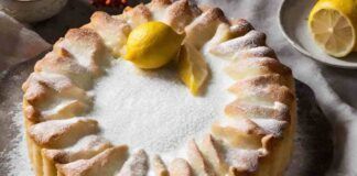 Crostata ripiena con crema di limone senza lattosio ricettasprint