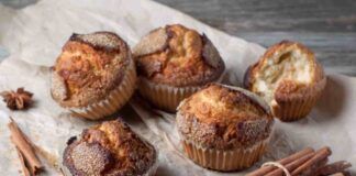 Muffin cannella e yogurt cosa aspetti a deliziarti il palato, li divorerai in un battibaleno