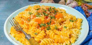 Pasta con la zucca e provola - RicettaSprint