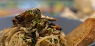 Spaghetti gratinati con olive taggiasche e acciughe 02102023 ricettasprint