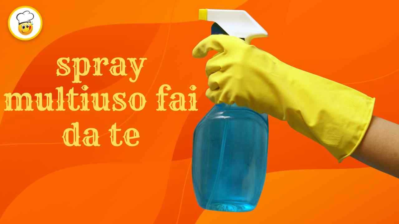 Spray multiuso fai da te per pulire casa: puoi dire basta a tutti