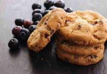 Stanca dei soliti cookies Che ne dici di questi, si preparano con i mirtilli, stuzzicanti e speciali