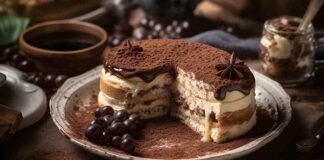 Tiramisù al Pan di Spagna con glassa al cioccolato 13102023 ricettasprint