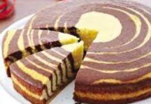 Facciamo la torta zebrata come quella dei Flintstone - RicettaSprint