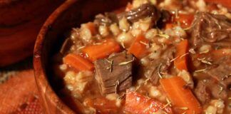 Zuppa di farro con verdure e manzo 11102023 ricettasprint