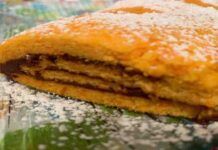 rotolo alla zucca e nutella
