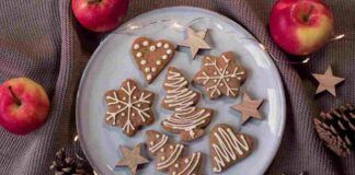 Biscotti natalizi mele e zenzero: friabili e golosi, ma sono leggerissimi! ricettasprint.it