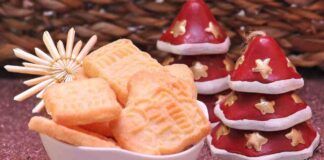 Biscottini di Natale al mascarpone: buonissimi e delicati, sono perfetti per la cioccolata calda ricettasprint.it