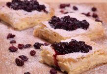 Brownies di millefoglie alla crema, piccoli e golosissimi dessert pronti in pochi minuti ricettasprint.it