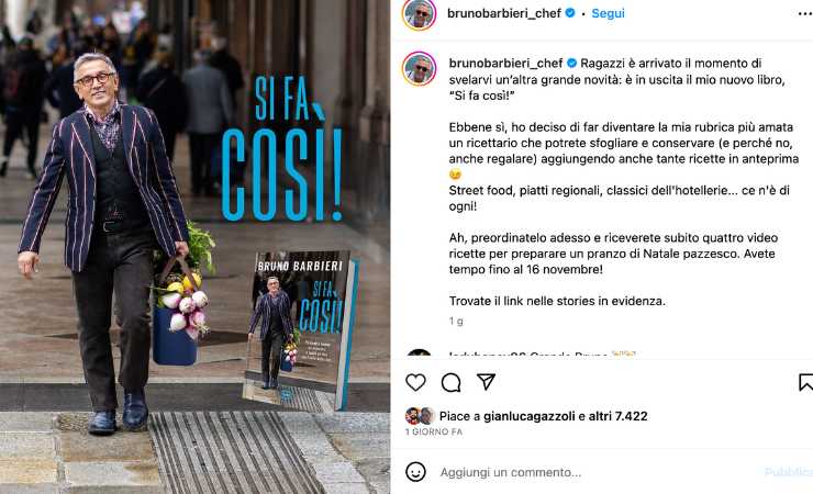 Bruno Barbieri al settimo cielo  Arriva la notizia inaspettata, nulla sarà  come prima per la star di MasterChef 