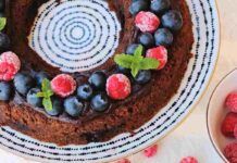 Ciambellone al cioccolato: io ci aggiungo la frutta e il risultato è irresistibile ricettasprint.it
