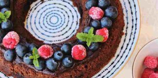 Ciambellone al cioccolato: io ci aggiungo la frutta e il risultato è irresistibile ricettasprint.it