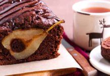 Cioccolato fondente extra dark e pere il connubio perfetto per un dolce paradisiaco