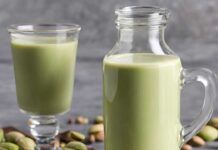 Crema di liquore al pistacchio per Natale - RicettaSprint