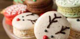 Dopo i donuts, tocca ai macarons, ecco la versione natalizia, piccola coccola dolce da gustare a Natale