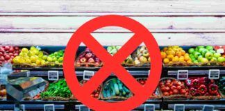 Frutta e verdura vendute senza autorizzazione, chiude negozio
