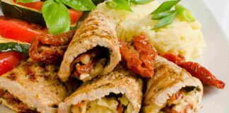 Involtini di carne ripieni di mozzarella e pomodori secchi una coccola per i palati di tutti