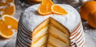 Pandoro con crema all'arancia - RicettaSprint