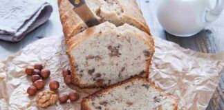 Plumcake noci e nocciole provalo a colazione, ma ti dirò di più a merenda con la cioccolata calda spacca